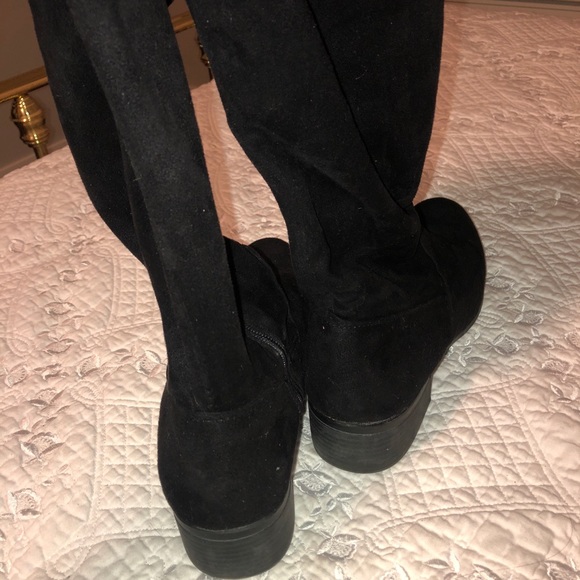 Madden Girl Black OTN Boots - Picture 5 of 8